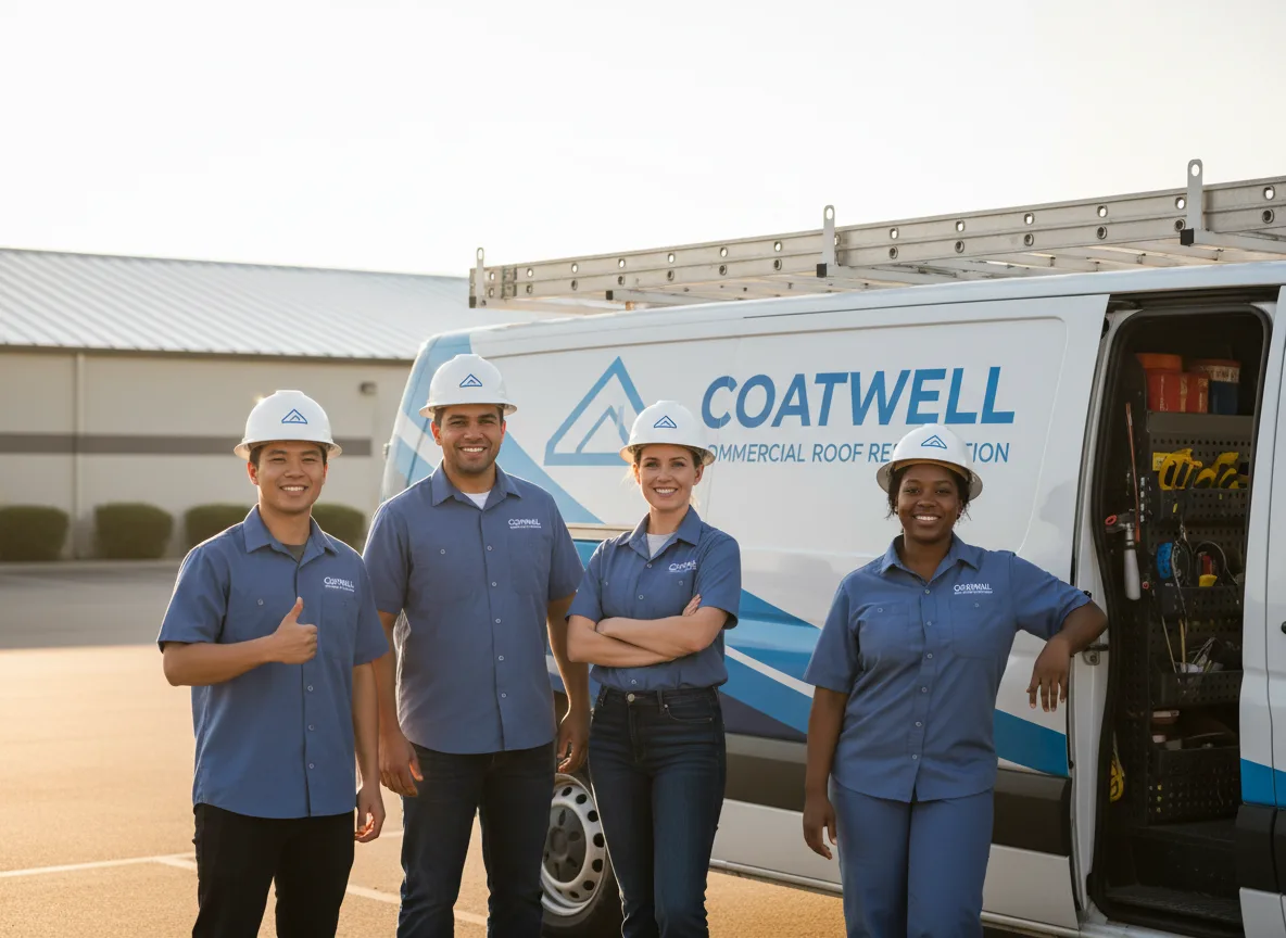Commercial roof coating company in Marengo, IA